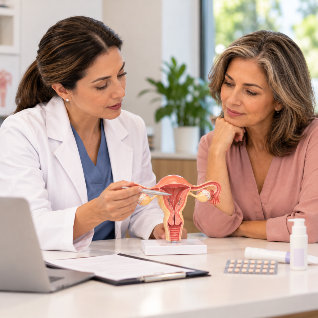 terapia hormonal para la menopausia